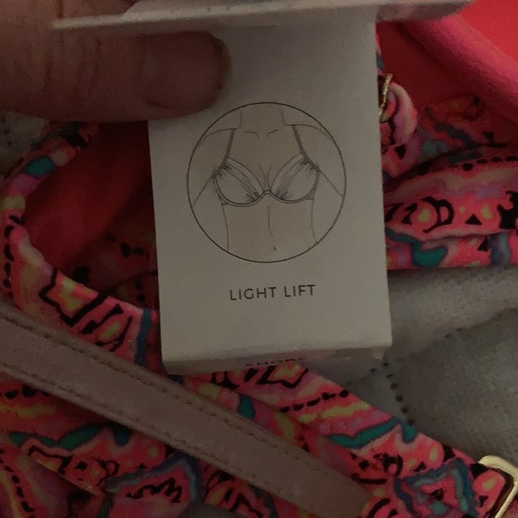 Shade & Shore Swimsuit Bikini Top Pink 38B - Picture 8 of 8